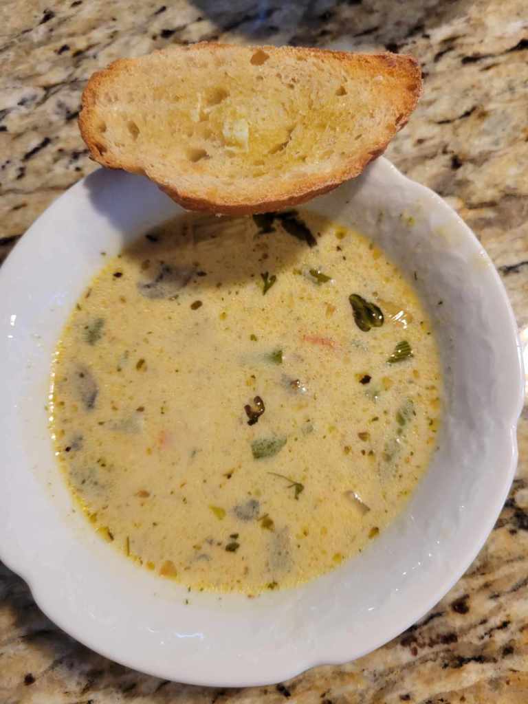 This image has an empty alt attribute; its file name is cream-of-veggie-soup.jpg